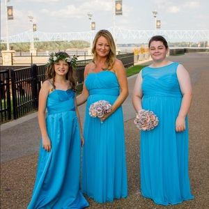 David’s bridal Malibu bridesmaid dress
